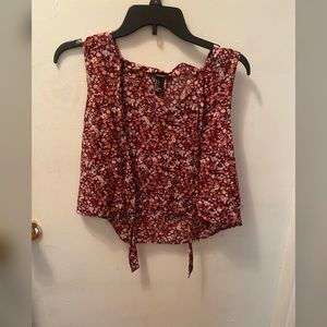 Floral crop top